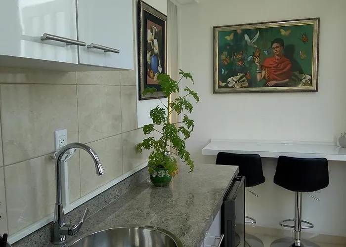 Departamento Frida Kahlo - Dpto De 1 Habitación - Bella Terraza Común - Zona Tranquila En Cdmx *